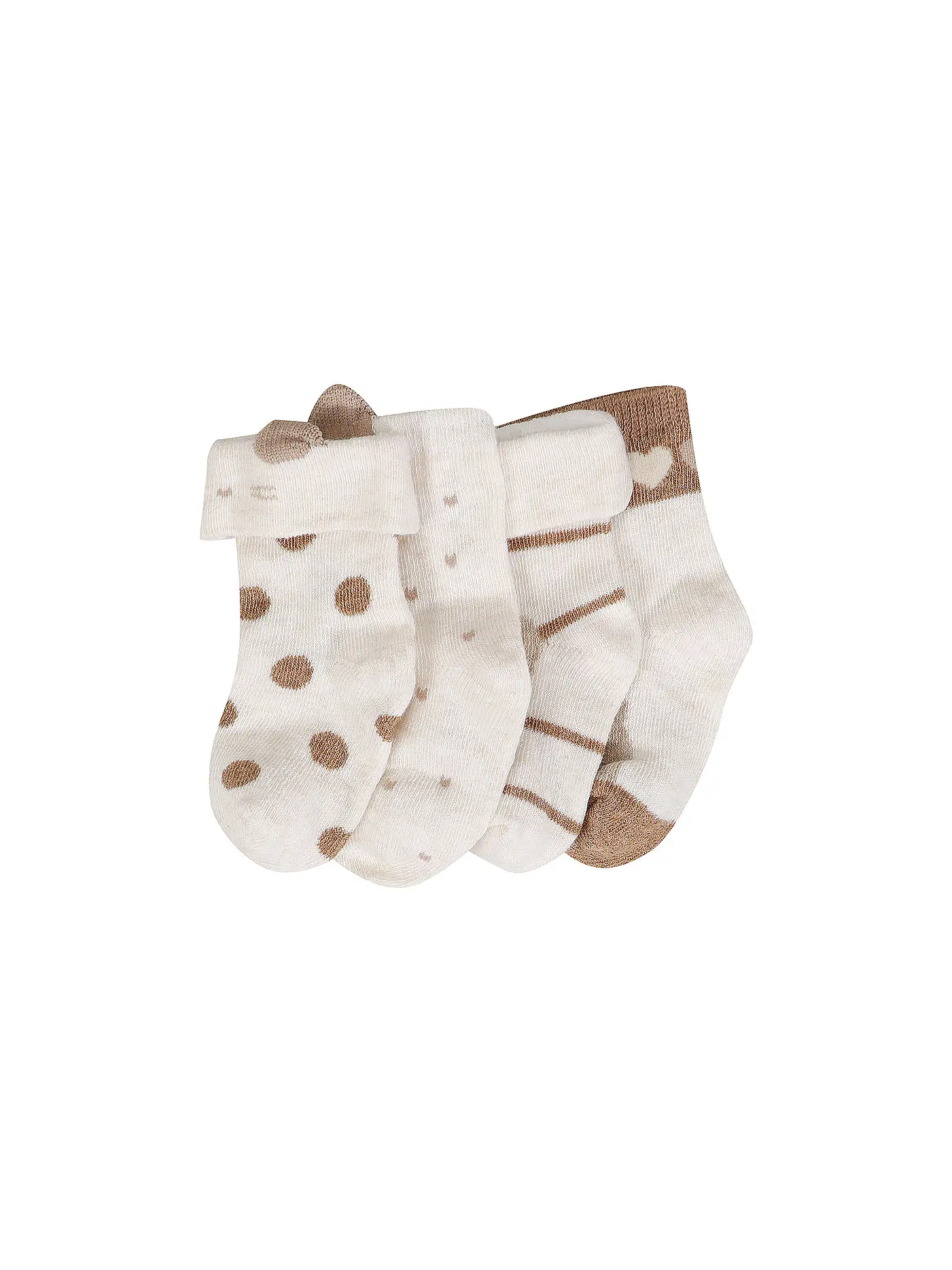 MAYORAL | Baby Socken 4-Pack | beige